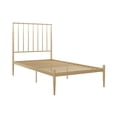 thumbnail image 6 of DHP Giulia Modern Metal Platform Bed, Twin, Gold, 6 of 8