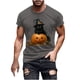 thumbnail image 2 of Blusas y camisas de manga corta y cuello redondo para hombre. Blusas/camisetas de manga corta con cuello redondo y estampado de Halloween para hombre. Blusa para hombre., 2 of 5