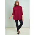 thumbnail image 5 of Jessica London Women's Plus Size Mockneck Swing Tunic, 5 of 5