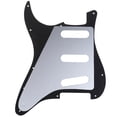 thumbnail image 3 of Musiclily Pro 11-Hole 62 Vintage Style SSS Strat Guitar Pickguard for American Stratocaster 62, 3Ply Black, 3 of 4
