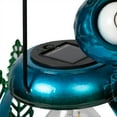 thumbnail image 5 of Alpine Corporation Solar Metal Silly Blue Bird with Garden and LED Decor, 5 of 5