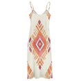 thumbnail image 6 of Ladies' Summer Dress Beach Sleeveless Scxcfdf_Beautiful_boho_geometric_tribal_sandy_lines_and_shape_bde84c37-69d2-4ffb-88a5-32fe3d06fc86_3 T-shirt Vest Sun Skirt, 6 of 8