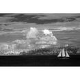thumbnail image 3 of Johnson, George 14x11 Black Modern Framed Museum Art Print Titled - Port Townsend Sailboat I, 3 of 5