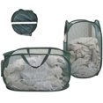 thumbnail image 2 of uds cesta de lavandería de malla 70L gran capacidad cesta de tela sucia portátil plegable caja de almacenamiento de juguetes con asas contenedor de almacenamiento de ropa multifuncional para el hogar, 2 of 11