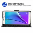 thumbnail image 3 of Étui de Téléphone Portable pour Samsung Galaxy Note 5, Étui de Téléphone Portable Samsung Galaxy Note 5, Étui de Téléphone Portable pour Samsung Galaxy Note 5, Étui Rabattable, Noir, 3 of 7