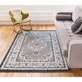 thumbnail image 2 of Well Woven Dulcet Grey/black Medallion Traditional Oversized Area Rug, 2 of 4