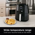 thumbnail image 5 of Ninja Air Fryer, Roast, Bake, Air Fry, Roast, Broil, Reheats, & Dehydrates, 4-in-1, Fries, Frozen Food, Veggies, and Juicy Meat, Less Oil, Easy Meals, Healthy Meals, Compact, 4 QT, Grey, AF101, 5 of 5