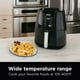 thumbnail image 5 of Ninja Air Fryer, Roast, Bake, Air Fry, Roast, Broil, Reheats, & Dehydrates, 4-in-1, Fries, Frozen Food, Veggies, and Juicy Meat, Less Oil, Easy Meals, Healthy Meals, Compact, 4 QT, Grey, AF101, 5 of 5