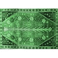thumbnail image 1 of Ahgly Company Indoor Rectangle Persian Emerald Green Traditional Area Rugs, 8' x 12', 1 of 4