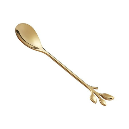 

Creative Stainless Steel Spoon Branch Leaves Spoon Fork Coffee Spoon Christmas Gifts Kitchen Accessories Tableware Decoration