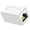 White, variant on Cat6 RJ45 Connector Ethernet Female to Female 8P8C Networking Extender Extension Adapter for Ethernet Cable