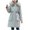 Light Blue, variant on Bovxnpu Winter Coats for Women, Women's Down Jackets Solid Color Casual Plus Size Loose Cotton Coat Fall Winter Thickened Top Long Sleeve Warm Winter Clothing