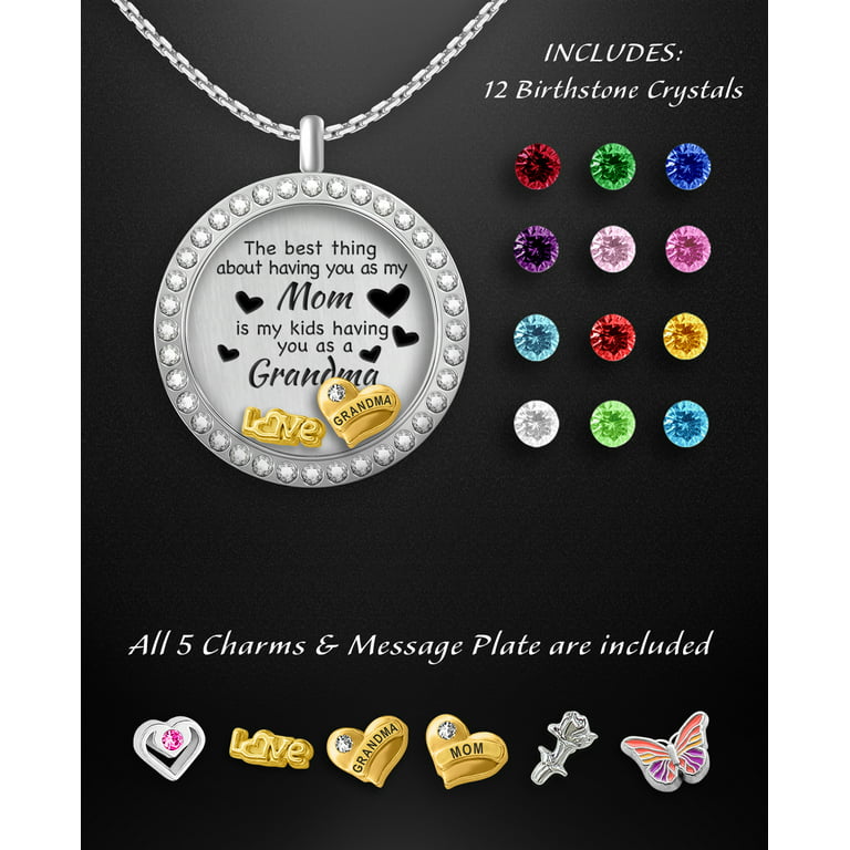Floating Charms Gold Floating Locket Charm - Valentine's Day Gifts