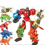 Volcanicus Deformation Dinoking Grimlock Slag Sludge Snarl Swoop Slash Dinobots Combiner 5 in 1 KO Action Figure