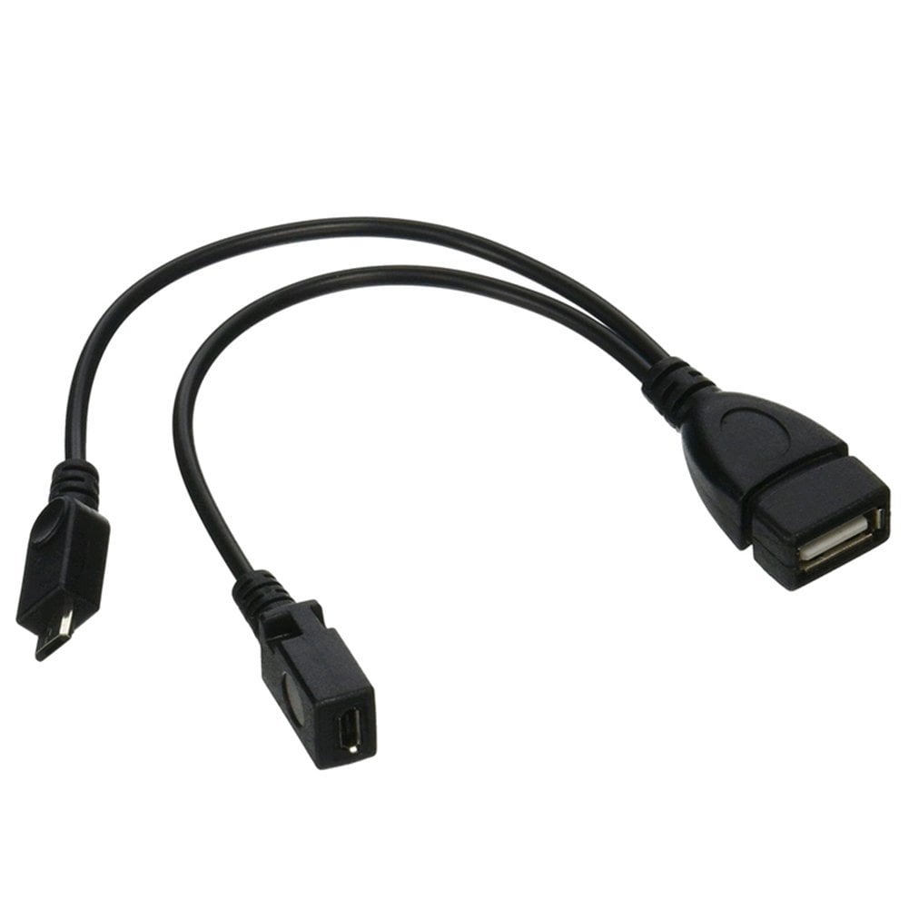 PRO OTG Power Cable Works for Celkon A63 with Power Connect to Any Compatible USB Accessory with MicroUSB