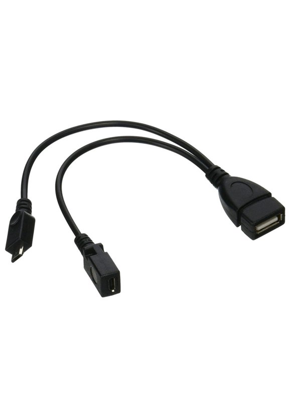 1397895 Micro USB Host OTG Cable with Micro USB Power for Samsung S7 S7 Edge, S6 S6+ S6 Edge, S5, S4 & Nexus 10 9 7 4 Player + ALL OTHERS