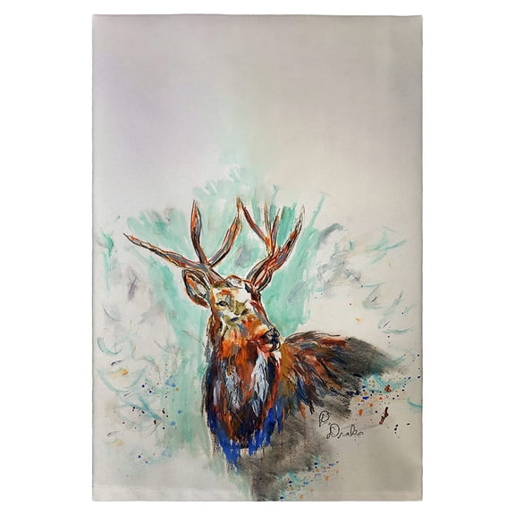Betsy Drake Interiors Buck in Fall Guest Towel