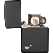 Zippo Black Matte Pipe Windproof Pocket Lighter