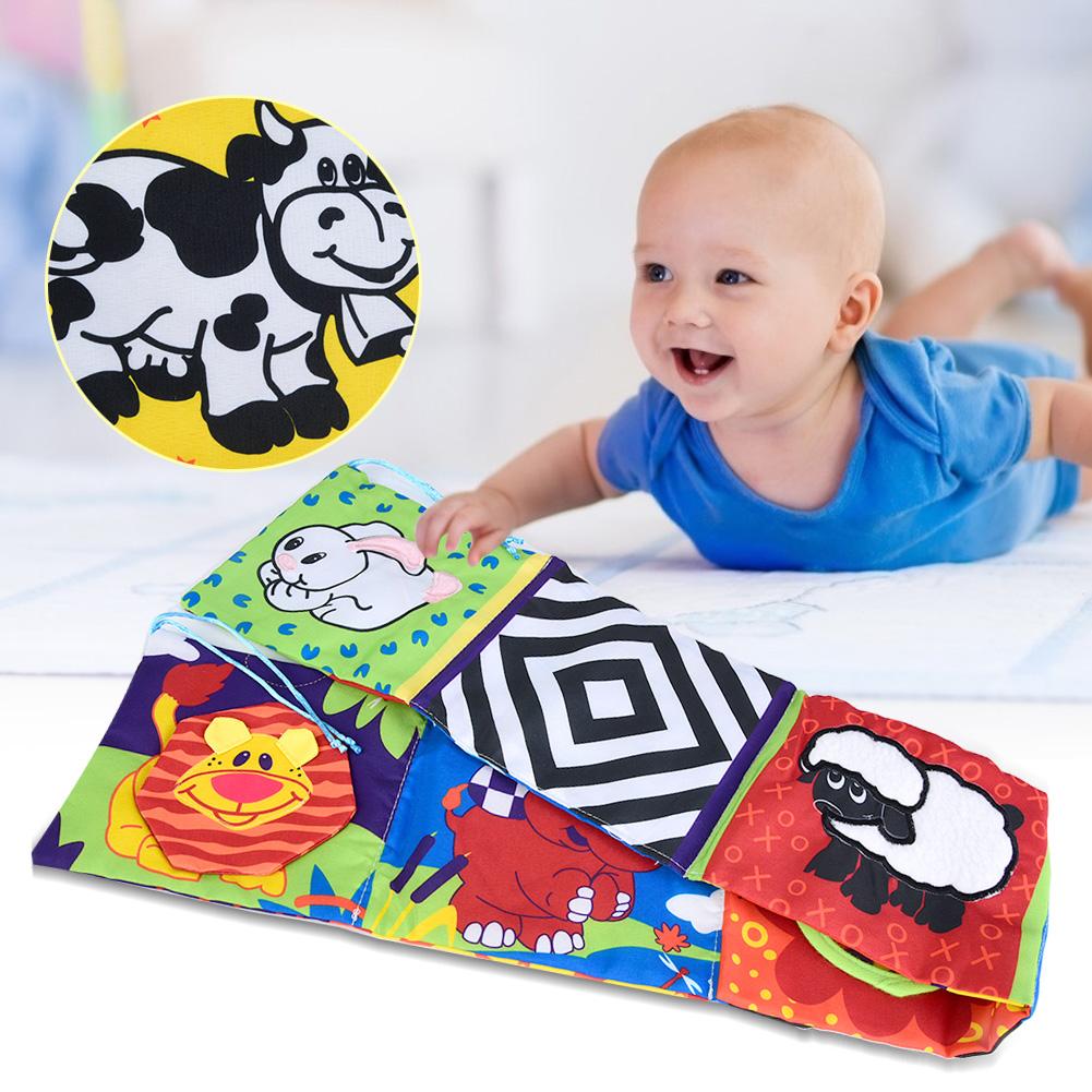 Mgaxyff Baby Cloth Books, Tails Cloth Book,Baby Cloth
