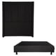 thumbnail image 1 of Box Base Cama Individual + Cabecera Nizza Negro, 1 of 7