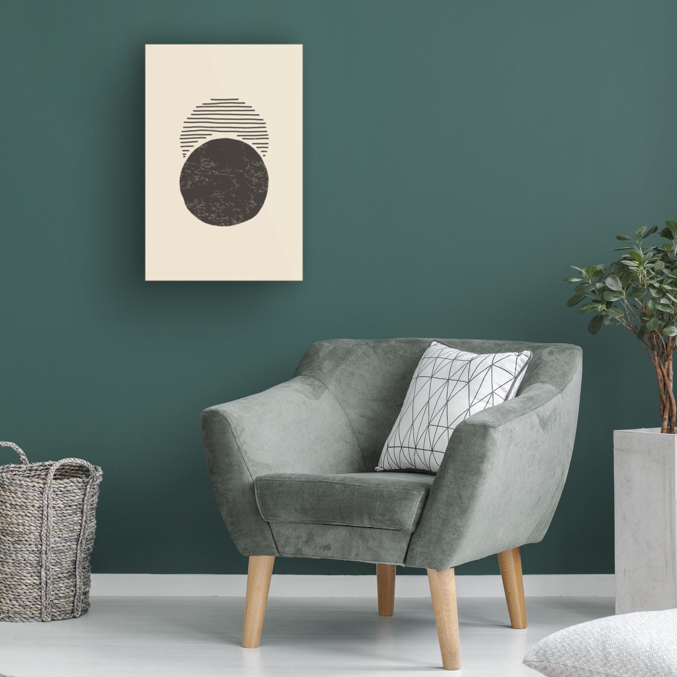 Trademark Fine Art jay stanley Boho Sun and Moon 2 Canvas Wall Art