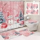 thumbnail image 2 of Yhmxh Decoración del baño Cortina de ducha navideña con fondo de Papá Noel, tela para colgar en el baño Organizadores y almacenamiento de baño Accesorios de baño, 2 of 5