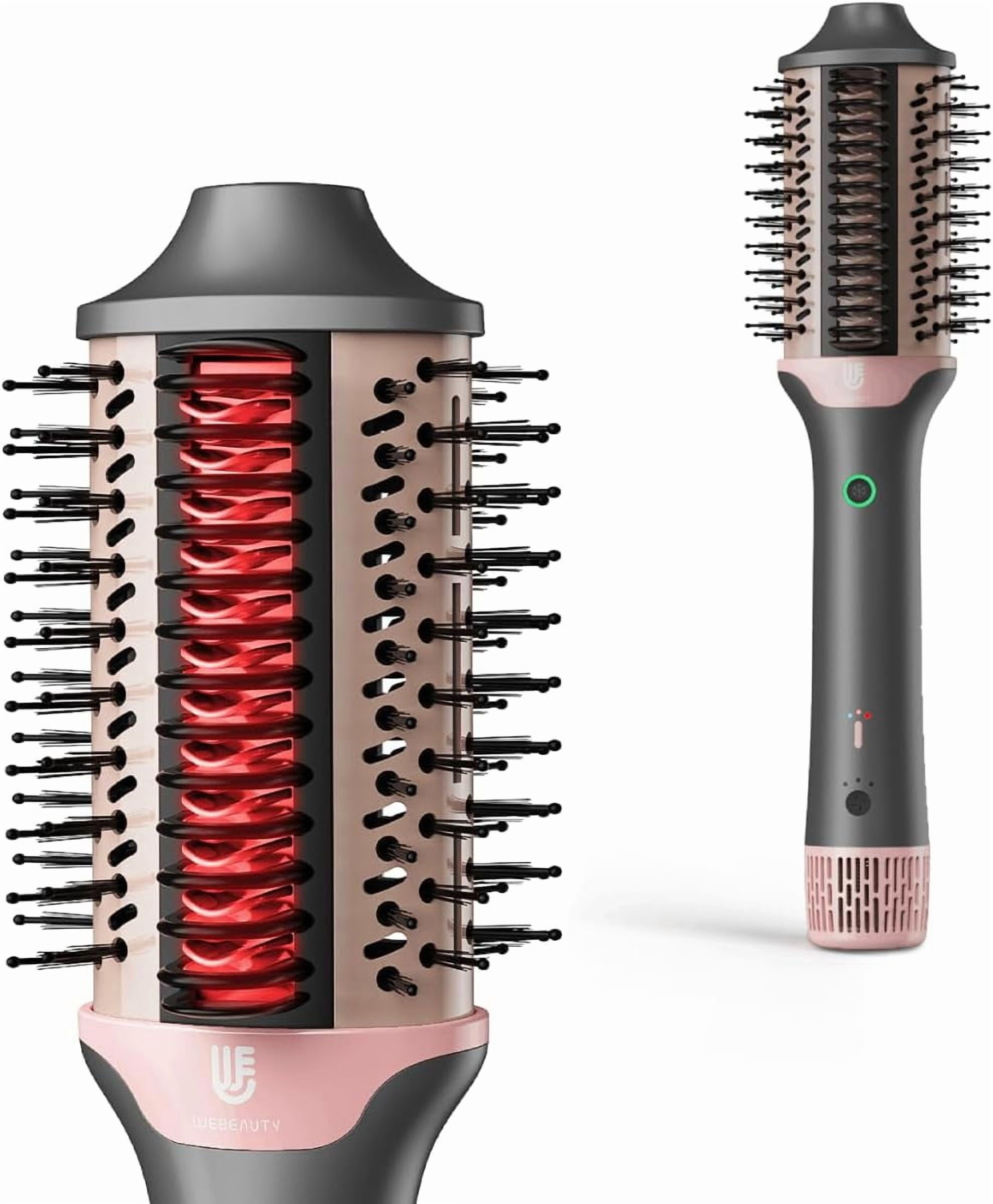 2-in-1 High-Speed Hair Dryer & Volumizing Brush, 110,000 RPM Motor & Ionic Technology for Fast Drying and Salon Blowouts