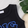 thumbnail image 6 of Okbabeha Toddler Baby Boy Shorts Set Big Brother Sleeveless Tank Top Drawstring Beach Shorts Infant Boy Hawaii Clothes, 6 of 8