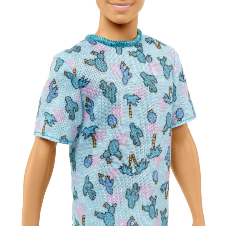 Barbie Ken Fashionistas Doll #211 with Blond Hair, Cactus Tee