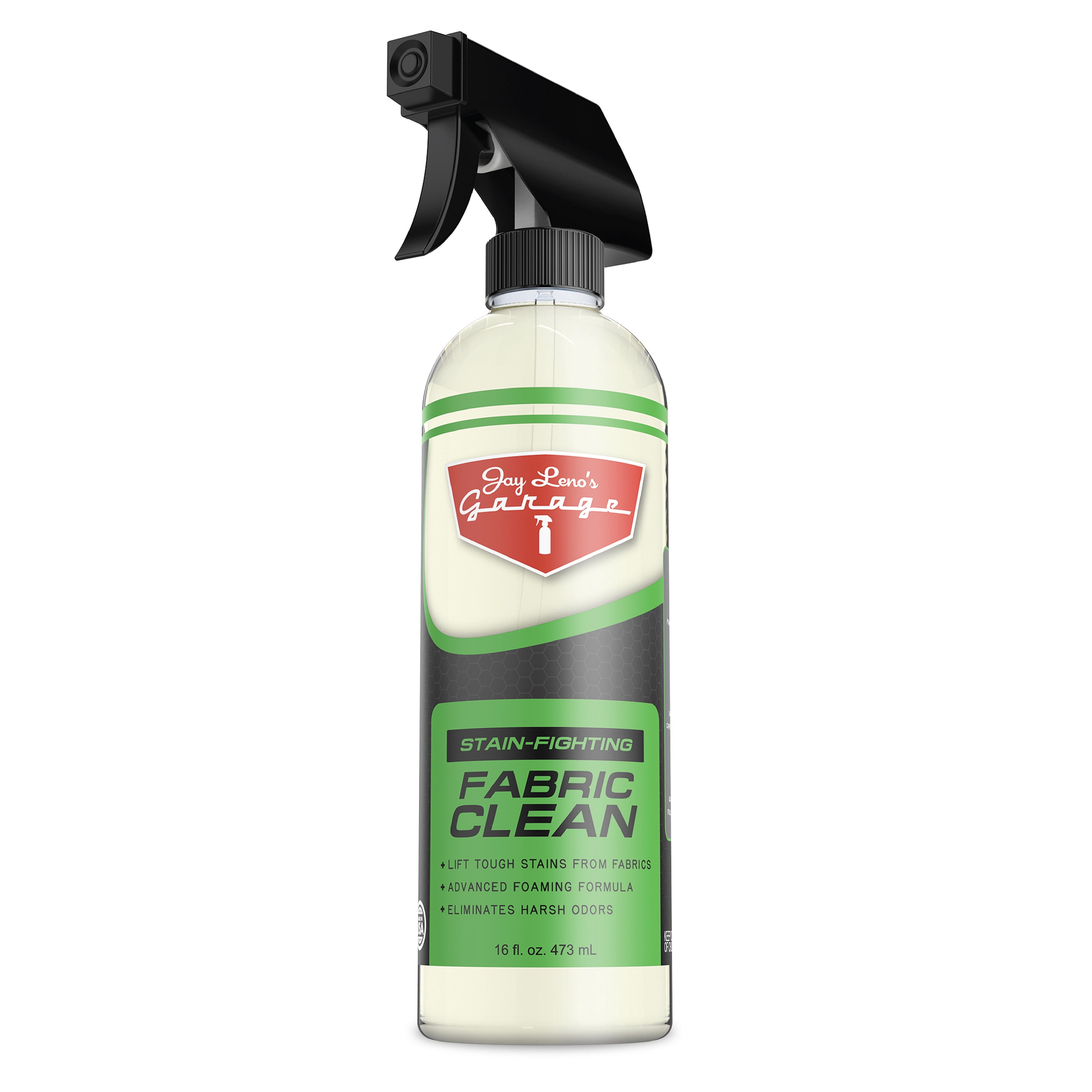 (2 pack) Jay Leno's Garage Fabric Clean (16 oz) - Cleans Car Cloth, Carpet, Upholstery, and More