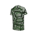 thumbnail image 5 of Fuzoiu Green Snakeskin Print Boys' Casual T-Shirt,Crewneck Undershirts,Boys Athletic Shirt,Short Sleeve T-Shirts for Outdoor Play, 5 of 7