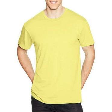 HanesYoung Men's Solid Short Sleeve Nano Tee