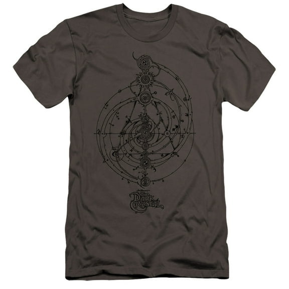 Dark Crystal/Dream Spiral HBO S/S Adult 30/1 T-Shirt Charcoal