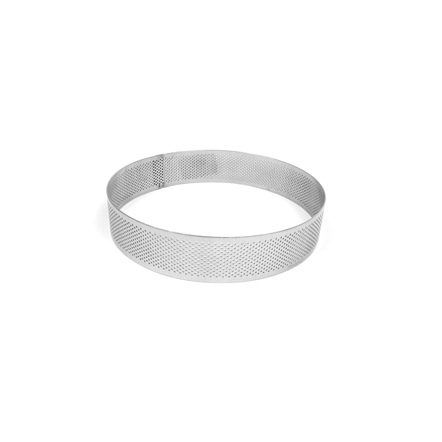 Pavoni Progetto Crostate Perforated Stainless Steel Round Tart Ring 3.5 ...