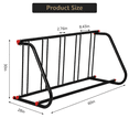 thumbnail image 2 of Large Commercial Bike Rack,Grid Bike Rack In Ground,Freestanding Bicycle Floor Parking Stand for Garages Streets Bike Events, 2 of 5