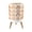 Color 4, variant on Small Trash Can with Lid Cute Smiling Cloud Pastel Rainbow Stars 1.8 Gallon Dog Proof Trash Can Round Garbage Can Waste Bin Wastebasket for Bathroom Bedroom