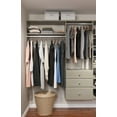 thumbnail image 5 of Easy Track Wood Laminate Dual Tower Closet Organizer, 5 of 6