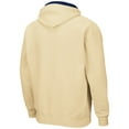 thumbnail image 3 of Men's Colosseum Gold Georgia Tech Yellow Jackets Arch & Logo 3.0 Full-Zip Hoodie, 3 of 3