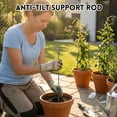 thumbnail image 4 of Plant Support Poles, Garden Flower Climbing Frames Potted Fixed Anti Tipping Stems Stakes for Indoor Outdoor Plants Vegetables Vines Greenery Grow Cage Garden Supplies, 4 of 5