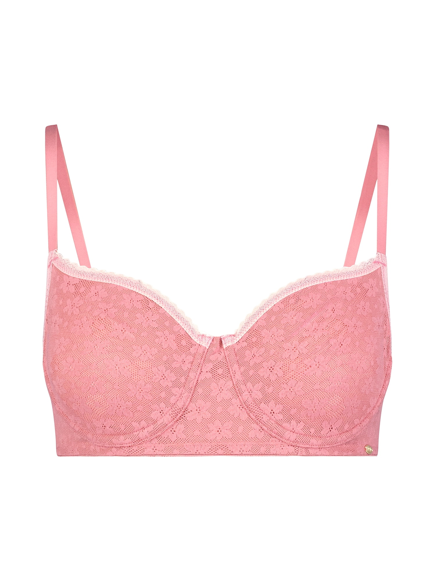 Jessica Simpson Women's Pointelle Lace Balconette Bra, Size 34B-40DD