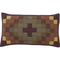 thumbnail image 2 of VHC Brands Heritage Farms Window Curtain, King Sham, Red, 21x37, 2 of 3