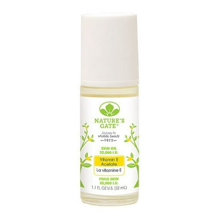 Nature Porte acétate de vitamine E de la peau Huile Roll On 32000 UI - 1,1 fl oz