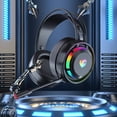 thumbnail image 1 of Auriculares para juegos RBCKVXZ con cable de doble canal para computadora de escritorio y portátil con micrófono, auriculares de voz en liquidación, 1 of 8