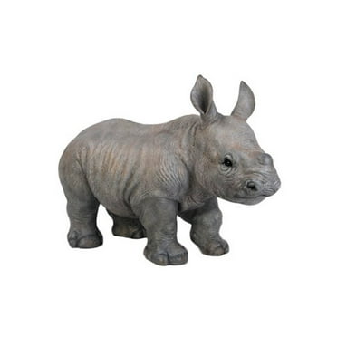 Hi-Line Gift Ltd 87752-B Rhino Baby Statue