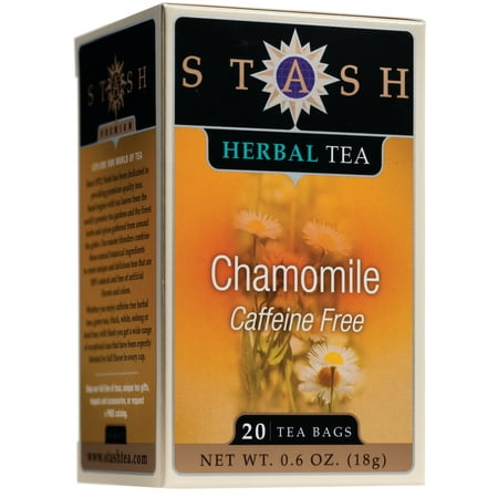 - (3 Boxes) Stash Tea Chamomile Herbal Tea, 20 Ct, 0.6 Oz