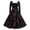 Red, variant on WTOBBY Women's Fashionable Retro Long-Sleeved Square-Neck Halloween Printed Evening Dress - Elegant and Glamorous Gown for Formal Events,Black L