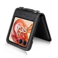 thumbnail image 4 of For Motorola Razr 50 5g/ Razr 2024 5g Case Card Slots Leather Phone Cover With Lanyard, 4 of 5