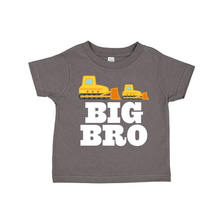 

Inktastic Big Bro Bulldozer Construction Brother Boys Gift Toddler Boy Girl T-Shirt