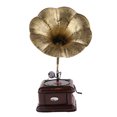 thumbnail image 2 of Classic Gramophone Model que Gramophone Phonograph House Office Decoration - Golden, 2 of 8