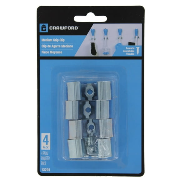 Crawford 13201 Grip Clip 4Pk